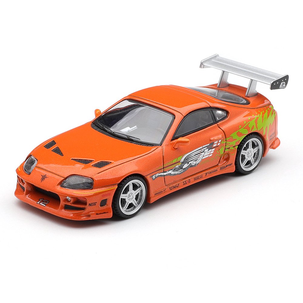 (Pre Orden - ETA 30/11/2026) Mini GT 1/64 Toyota Supra BOMEX Rápidos y Furiosos Brian O Conner Blister Packaging